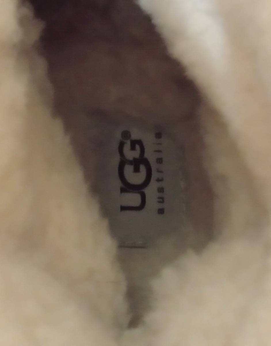 UGG CARNERO アグ ムートンエンジニアブーツ その他ブーツ ブラウン レザー サイズ25.0 ユニセックス 店舗受取可_画像5