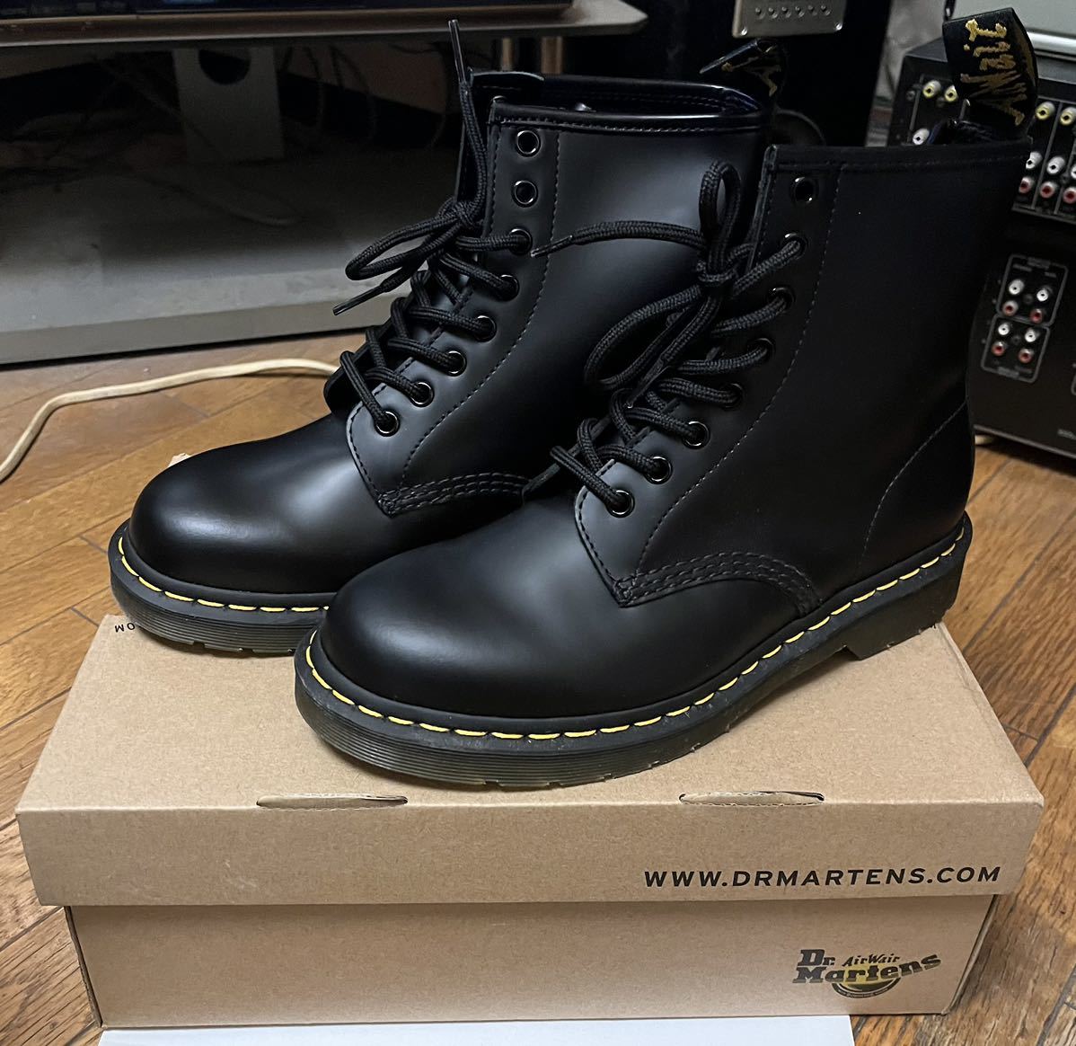 靴 くつ ブーツ ドクターマーチン SMOOTH 11822006 1460 ブラックDr.Martens サイズ25cm UK6 EU39  新品未使用。