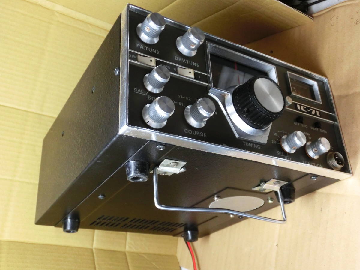 ICOM VHF TRANSCEIVER IC-71 アマチュア無線機 現状品 ジャンク扱い