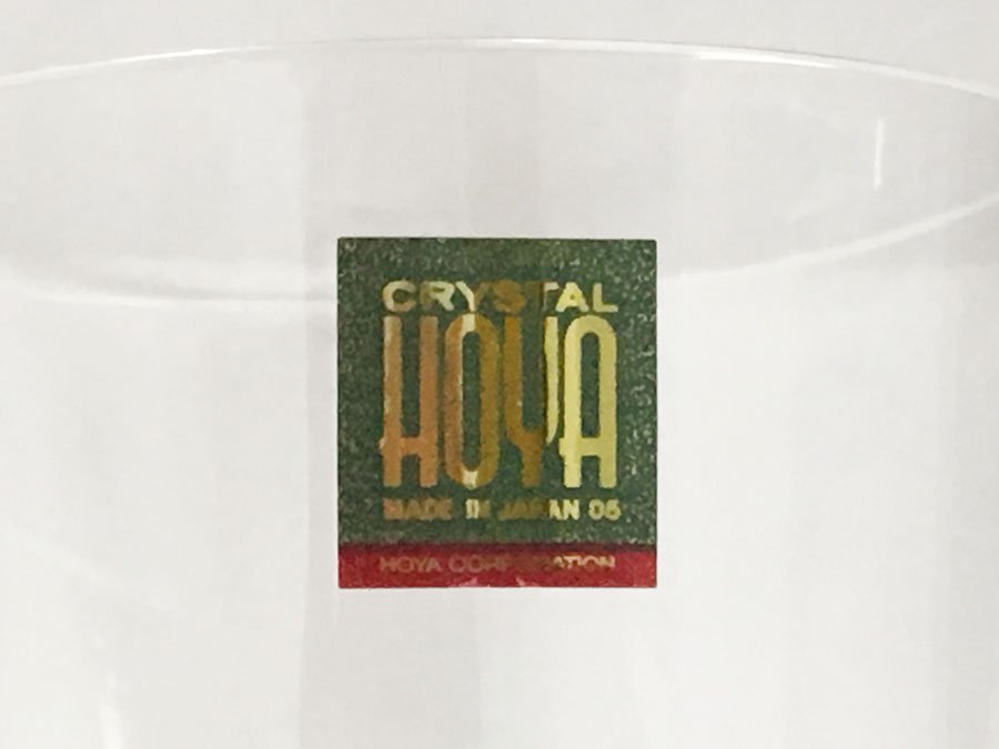 未使用品 HOYA CRYSTAL HOYAクリスタル シャンパングラス ビールグラス ワイングラス 2客セット CHP5516Vの画像3