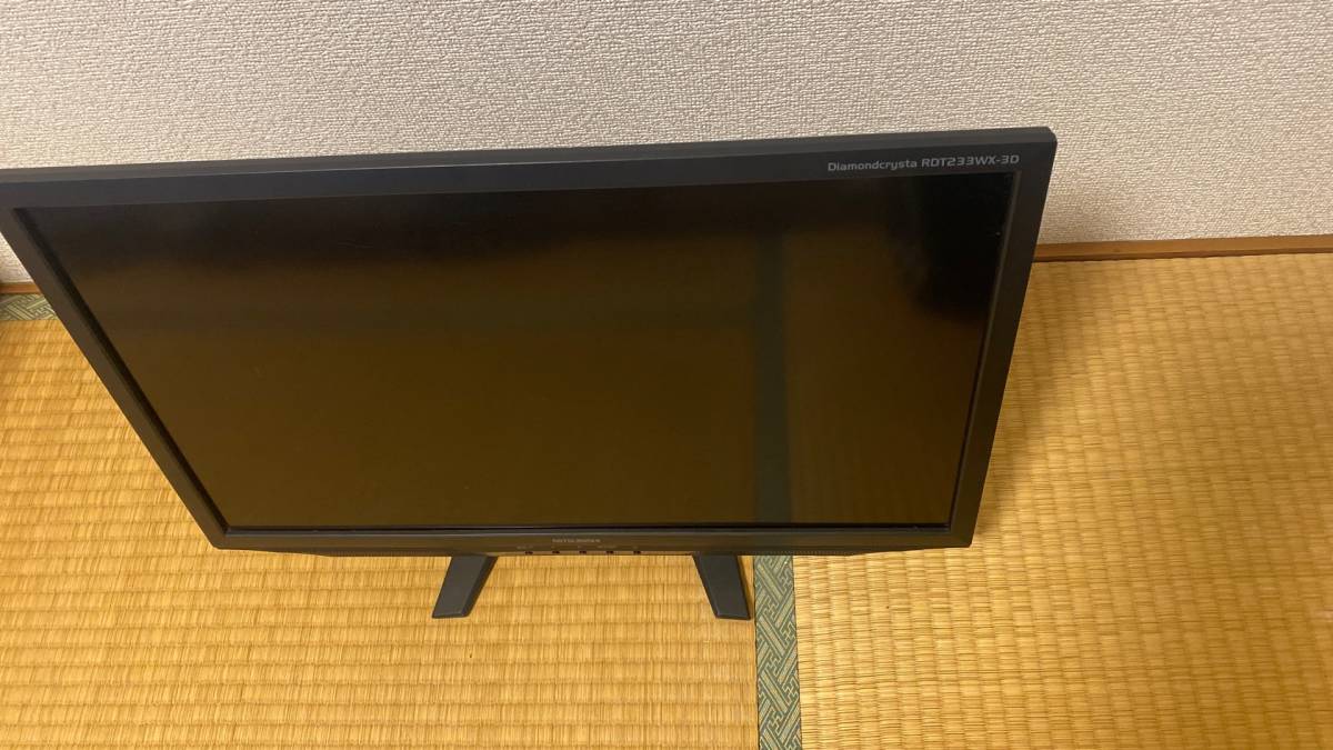 PC/タブレット ディスプレイ ３D対応モニター MITSUBISHI RDT233WX-3D(BK) 中古品