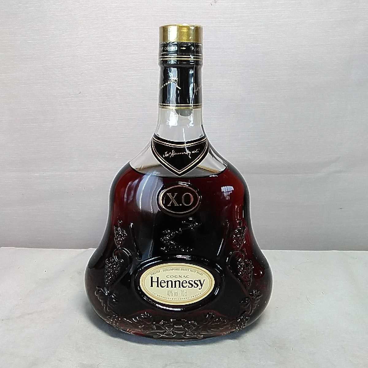 Hennessy X.O ヘネシーXO 古酒 金キャップ コニャック COGNAC