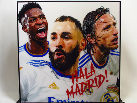 [ new goods No 611] pop art panel HALA MADRID