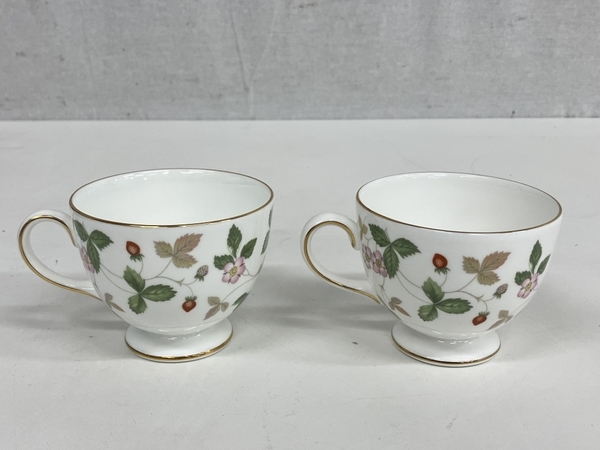 WEDGWOOD カップ&ソーサー ワイルドストロベリー 2客 未使用S7092095の画像5