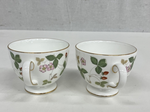 WEDGWOOD カップ&ソーサー ワイルドストロベリー 2客 未使用S7092095の画像6