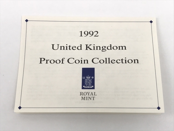 ロイヤルミント 1992 英国 プルーフ コイン コレクション イギリス 硬貨 中古 N7222538の画像3