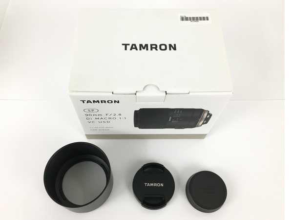 TAMRON SP 90mm F2.8 Di MACRO 1:1 VC USD カメラ レンズ 中古 Y7169106の画像2