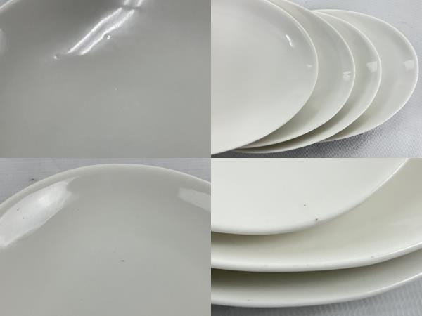 ICRIX 楕円形 白皿 中小 皿 20枚セット 食器 プレート 洋食器 中古 N6853097の画像7