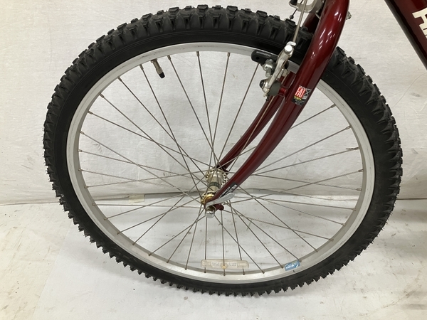 MIYATA RIDGE RUNNER ALUMINUM クロスバイク 21速 26インチ 赤色 自転車 中古 楽 H6993079の画像5