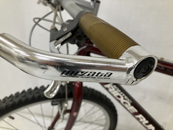 MIYATA RIDGE RUNNER ALUMINUM クロスバイク 21速 26インチ 赤色 自転車 中古 楽 H6993079の画像3