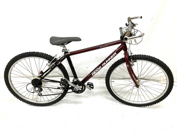 MIYATA RIDGE RUNNER ALUMINUM クロスバイク 21速 26インチ 赤色 自転車 中古 楽 H6993079の画像2