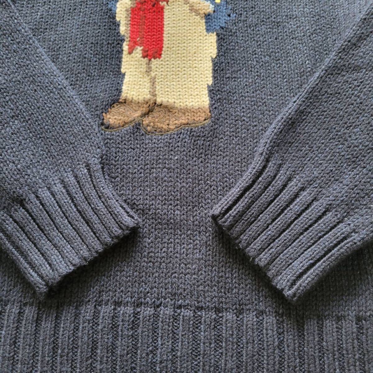 ☆希少50周年記念限定☆新品未使用☆ ポロラルフローレン ポロベア ニット セーター POLO RALPH LAUREN 50th anniversary ネイビー