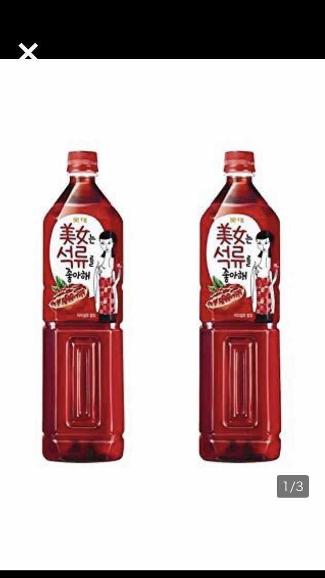 ザクロジュース 1.5L 2本 韓国飲料の画像1