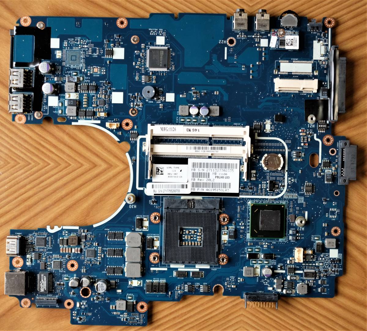 NEC VersaPro VK25MX-C (PC-VK25MXZCC) から外した マザーボード