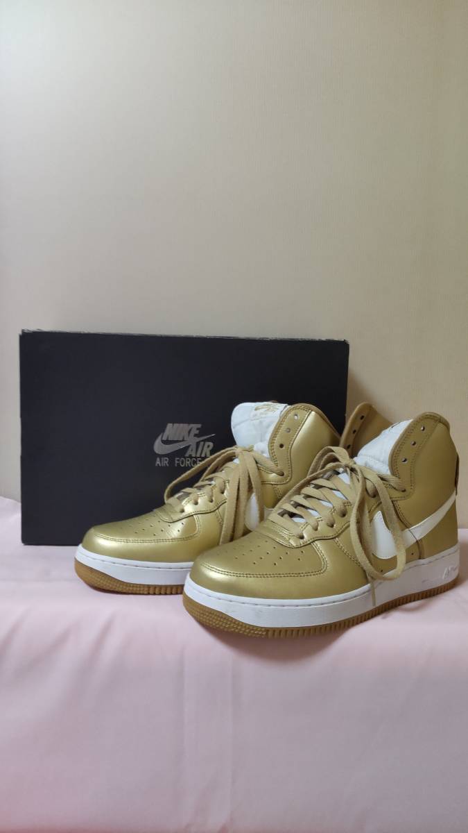 ○NIKE　AIR　FORCE 1　 HIGH　レトロQS　ゴルード　US9