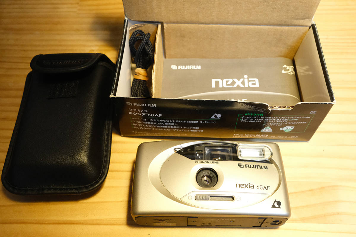 Fujifilm nexia 60AF aps フィルムカメラ 箱付き美品の画像3