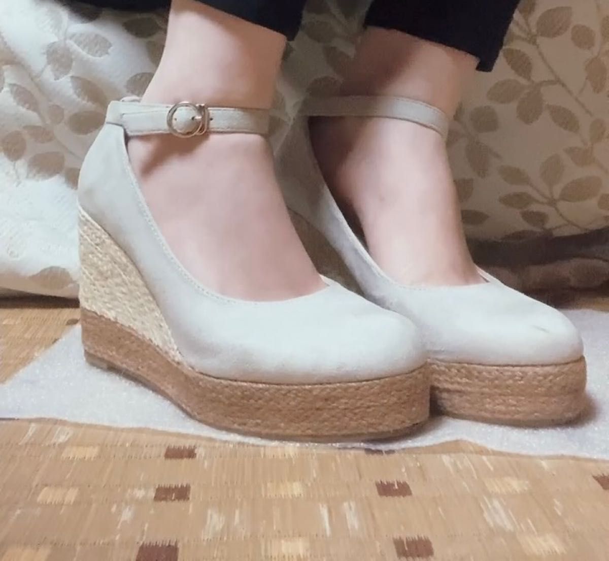厚底 パンプス 近々出品終了