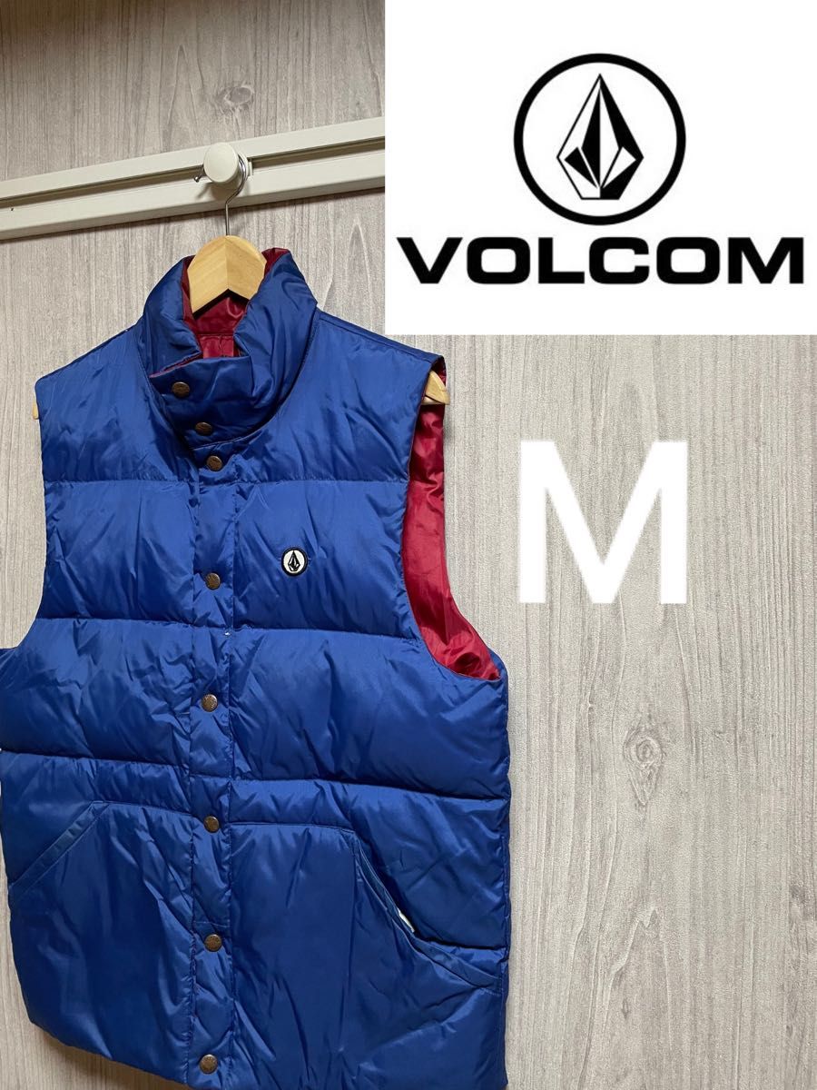 VOLCOM ボルコム リバーシブル ダウンジャケット ダウンベスト サイズM