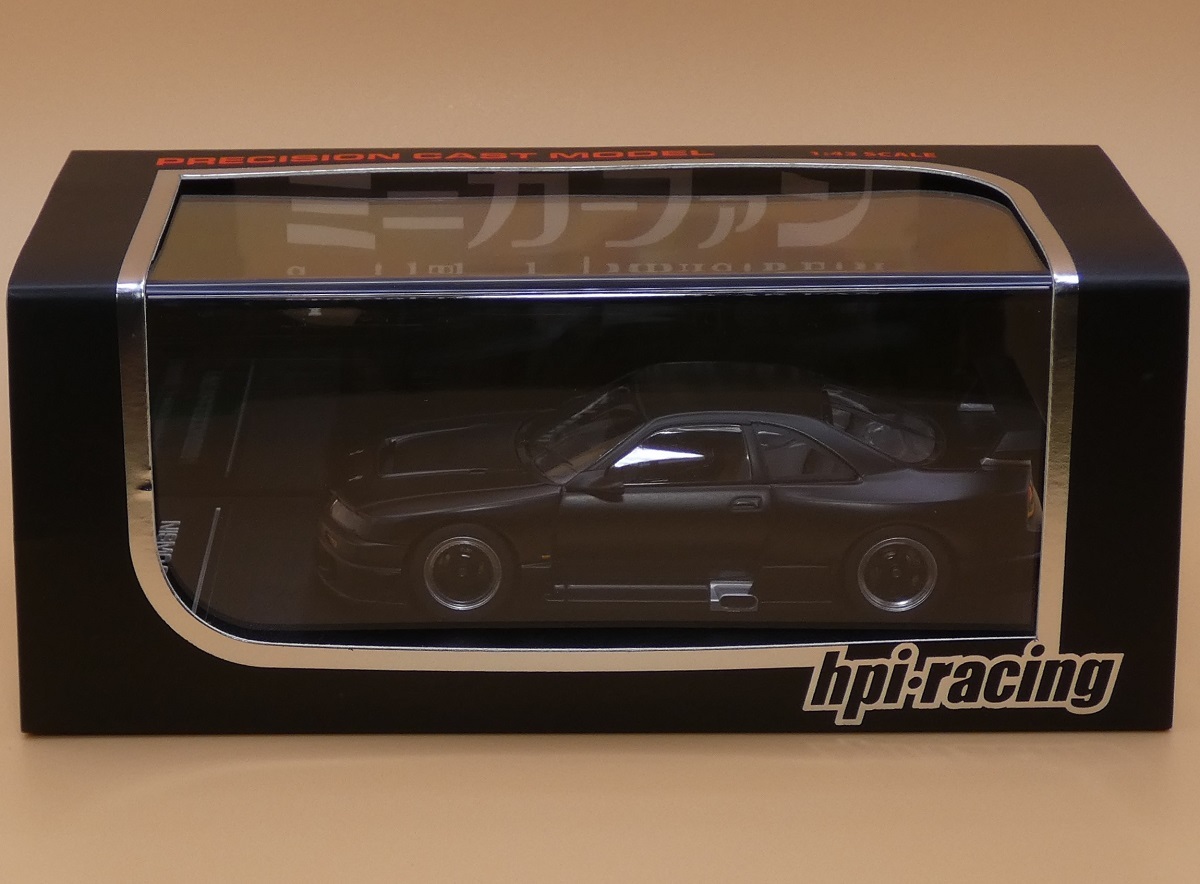 ★hpi-racing 1/43 日産 スカイライン GT-R LM R33 NISSAN SKYLINE GT-R LM ミニカーファン特注 300台限定 ブラック BLACK 1of300pcs 8152