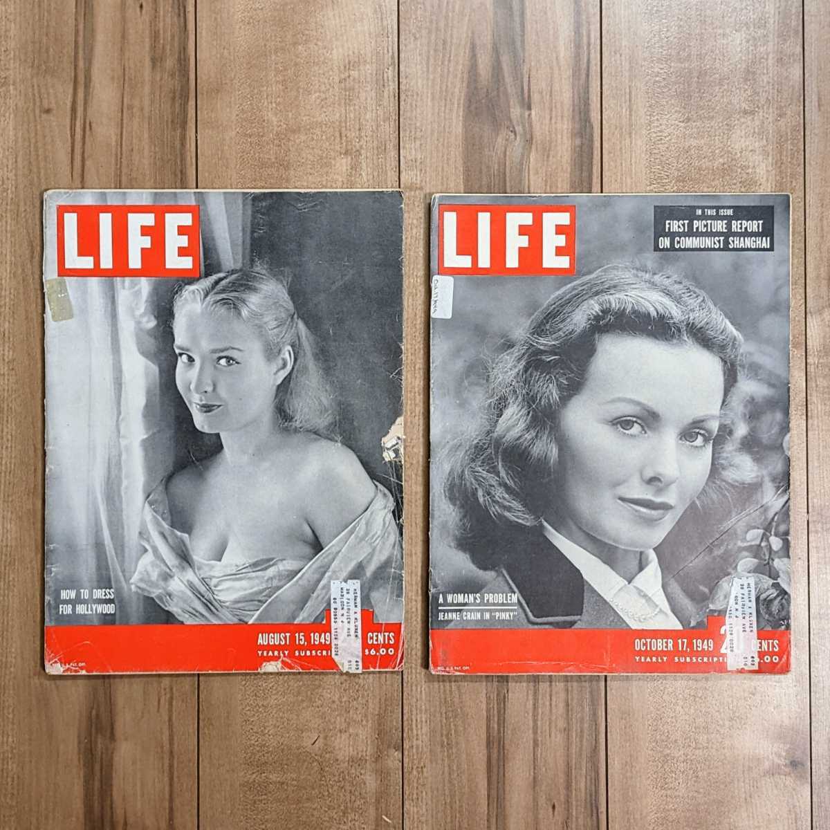 1940s ４冊 LIFE Magazine ライフ 洋雑誌 アンティーク ビンテージ 