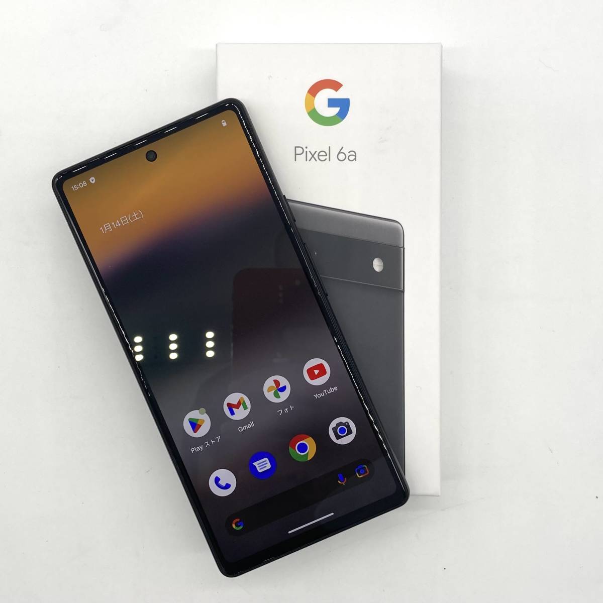 ▽SIMロック解除(au) Google Pixel 6a チャコール S98644960839 携帯