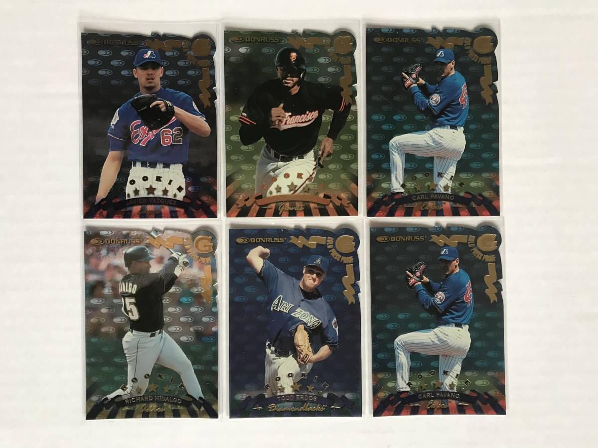 シルバーじゃなくて全部ゴールドパラレル！ 98 Donruss ゴールドプレスプルーフカード 12枚セットの画像2