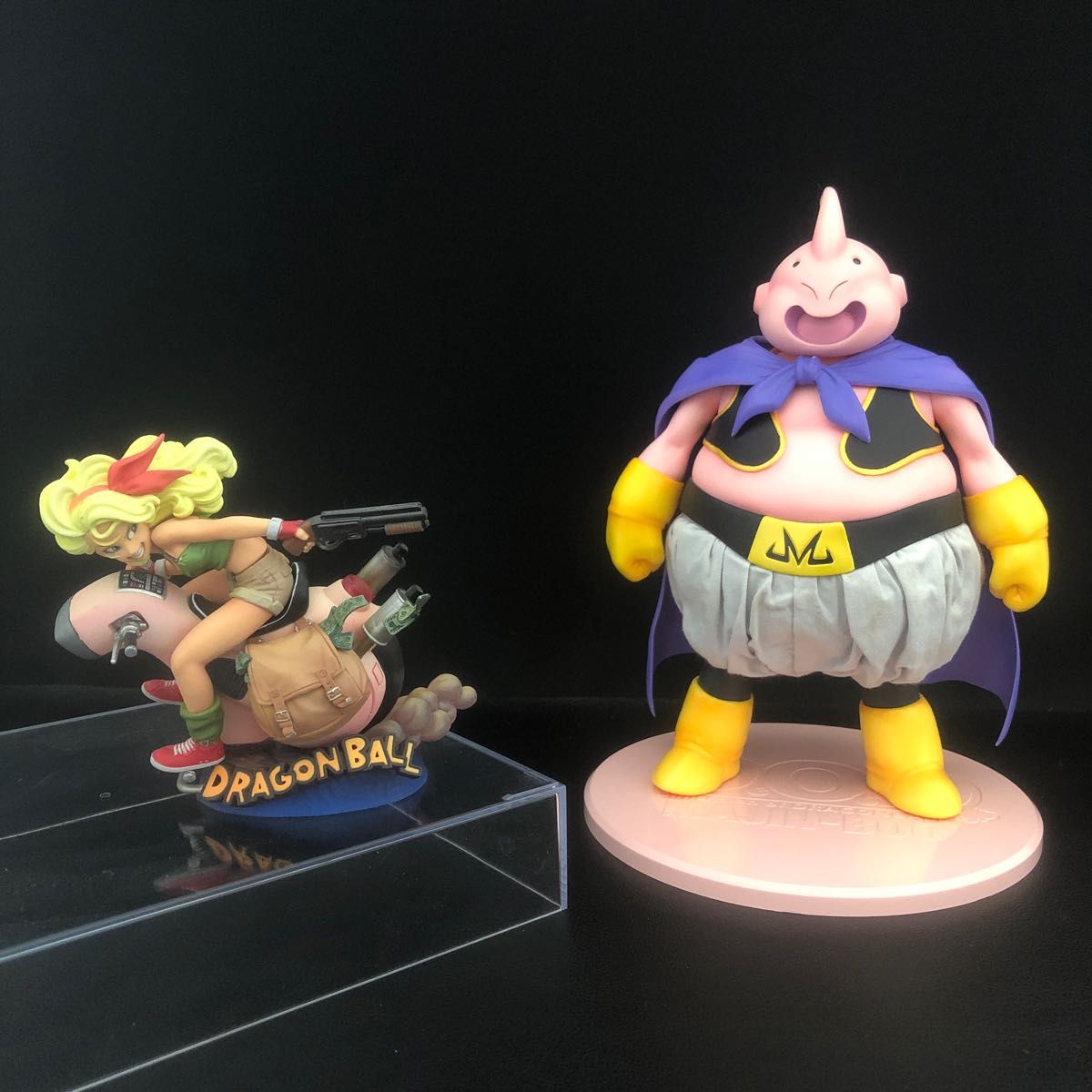 ドラゴンボールフィギュア、魔人ブウ、ランチ激レアセット-