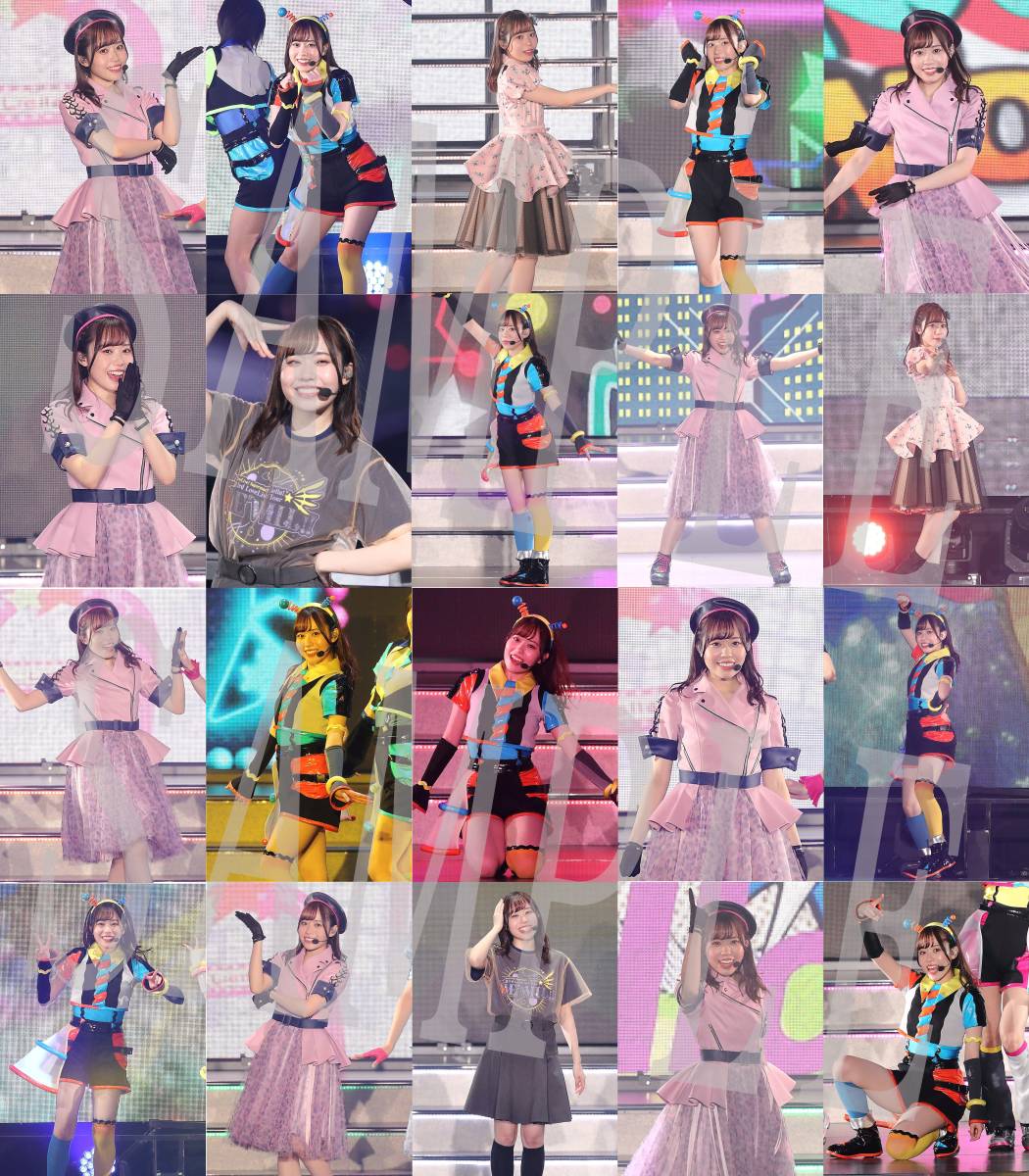 スイーツ柄 ブルー ラブライブ!スーパースター!! Liella! セカスパ