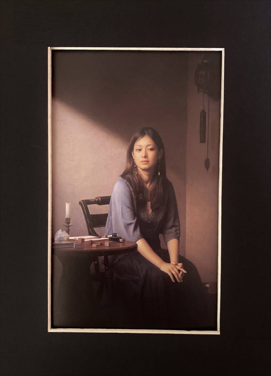 生島浩、「5.55」、希少な画集の額装画、オーダーマット付・日本製新品