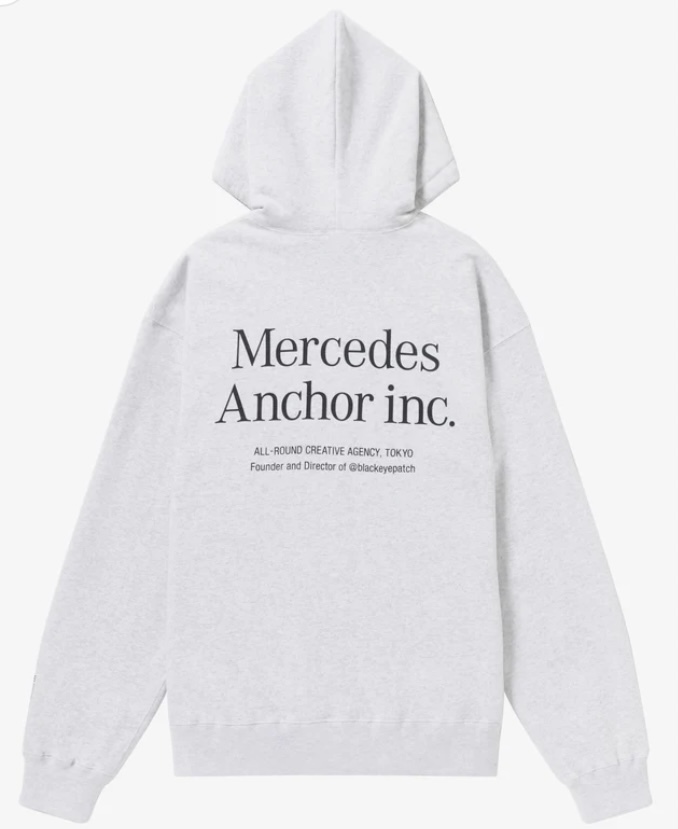 最新のデザイン パーカー インク アンカー メルセデス Hoodie inc