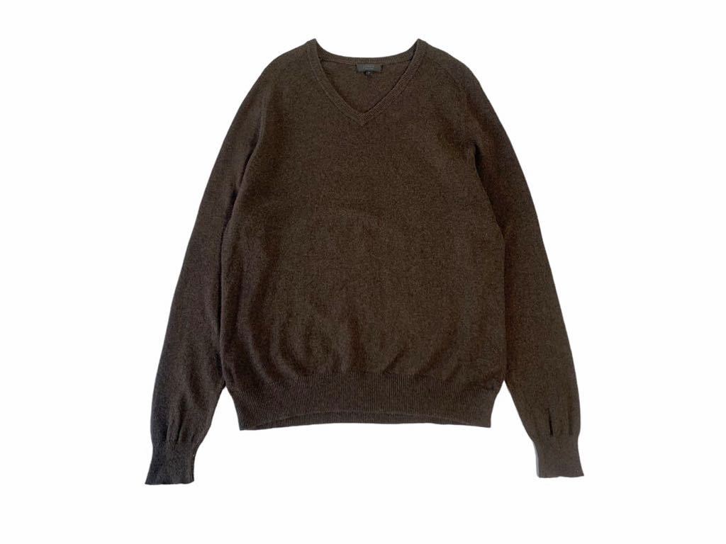 美品 J CREW Vネック ニット コットン&カシミア セーター jcrew 美品 J CREW Vネック ニット コットン&カシミア セーター jcrew