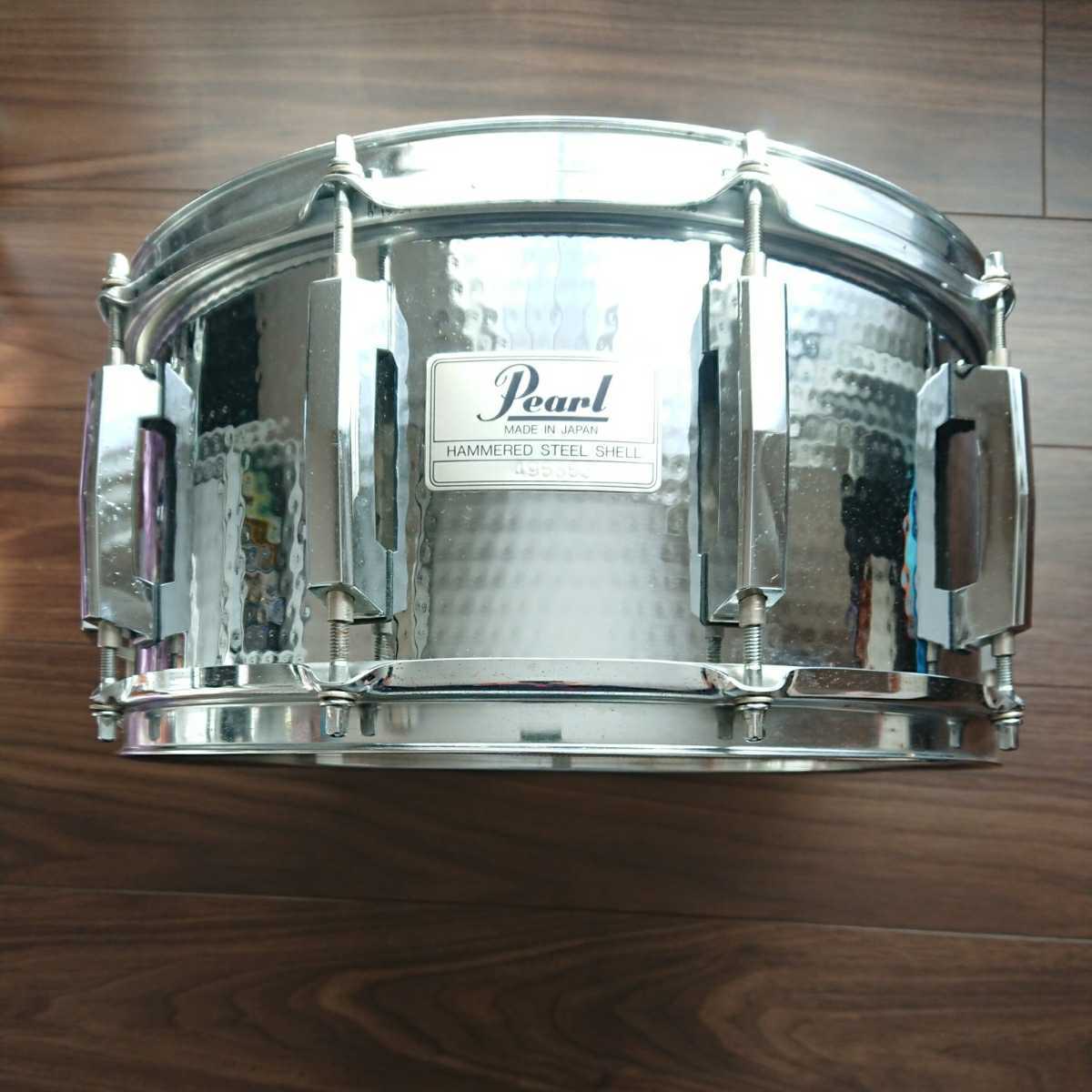 19320円人気物 春のコレクション Pearl Hammered Steel Snare 14 5