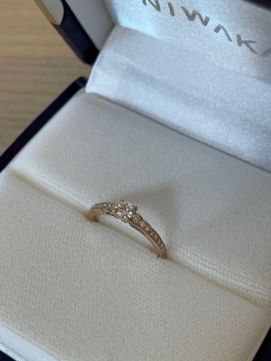 俄NIWAKA花麗メレロング8 5号0 21ct 750ピンクゴールド3380 俄NIWAKA花麗メレロング8 5号0 21ct 750ピンクゴールド3380