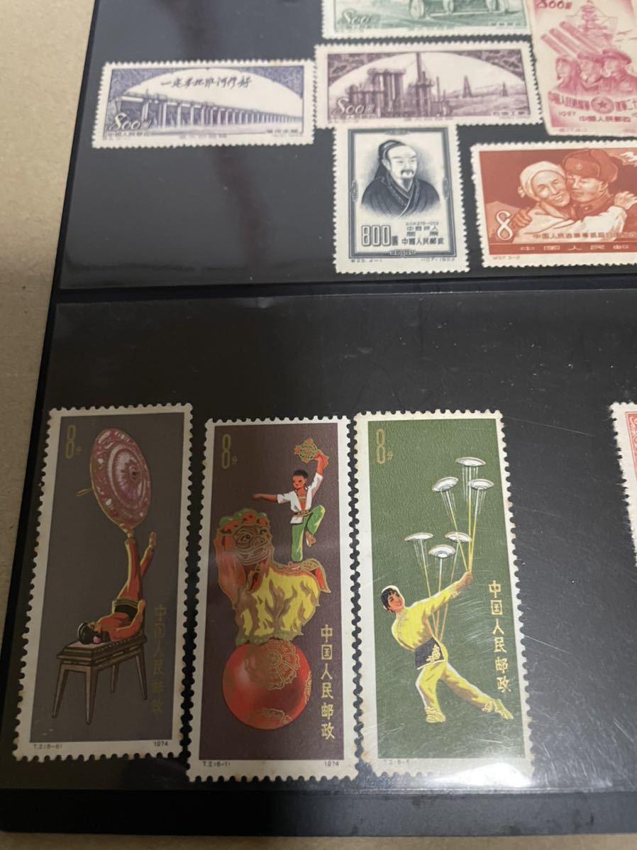 中国切手　アジア切手　1953年等　未使用20枚　収蔵　コレクター　世界平和　太平天国_画像2