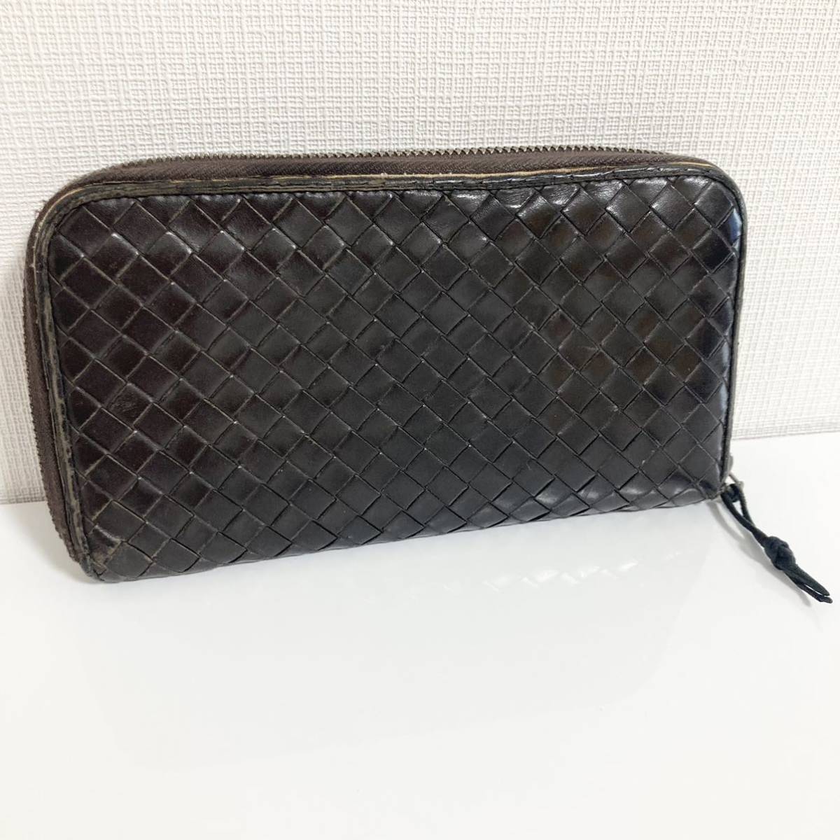 BOTTEGA VENETA ボッテガヴェネタ 長財布 ブラウン 茶色_画像1