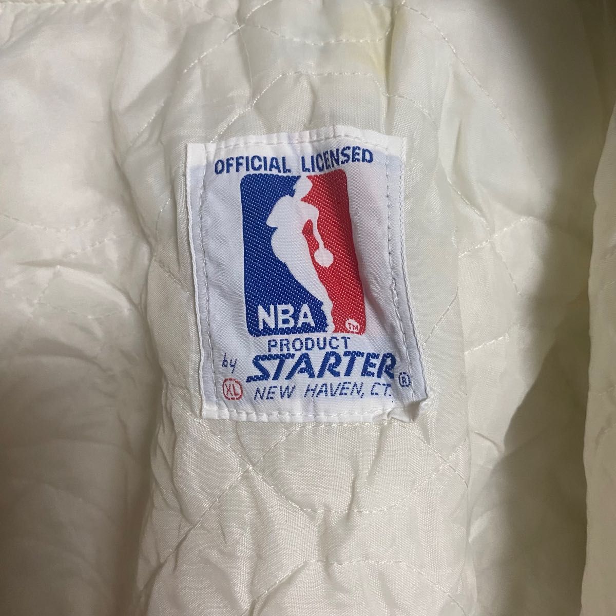 STARTER NBA セルティックス　中綿　ナイロンジャケット　スタジャン　内側キルティング　オフィシャル　USA製　XLサイズ