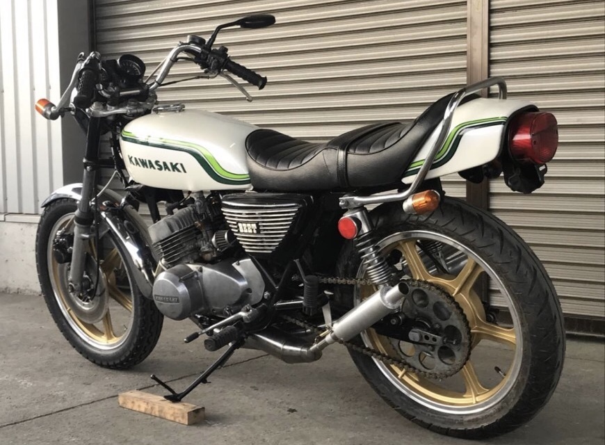 最安値に挑戦! KH400 400ss フレンズ 爆竹チャンバー マフラー