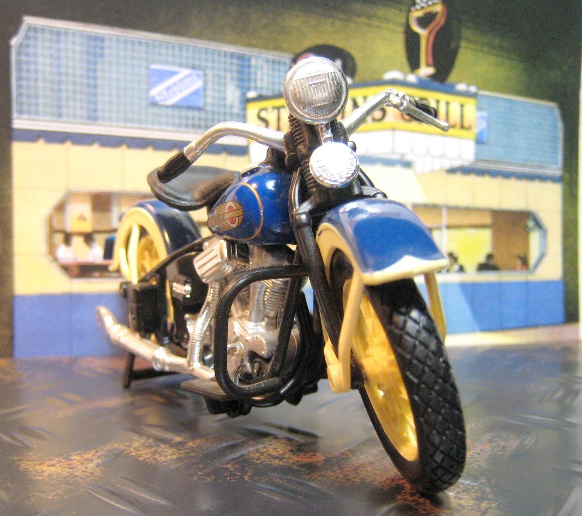 Maisto マイスト 1/18 Harley ハーレー 1936 EL Knucklehead ナックルヘッド 本体のみ クラシック レトロ ノスタルジー バイク オートバイ_画像7