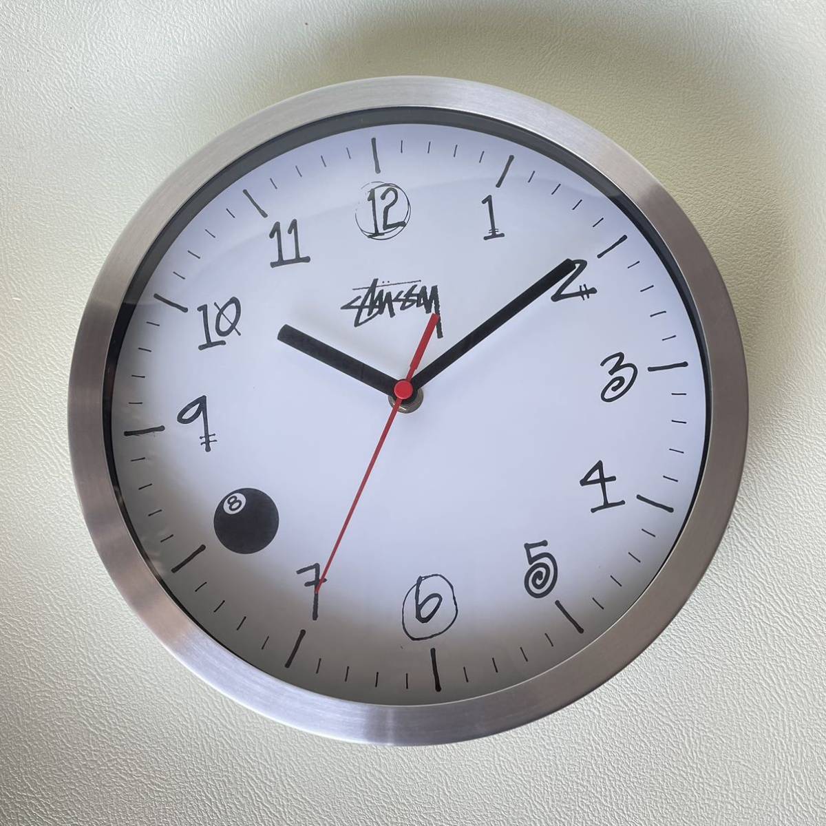 STUSSY TRIBE EXCLUSIVE 'WALL CLOCK' 掛け時計-