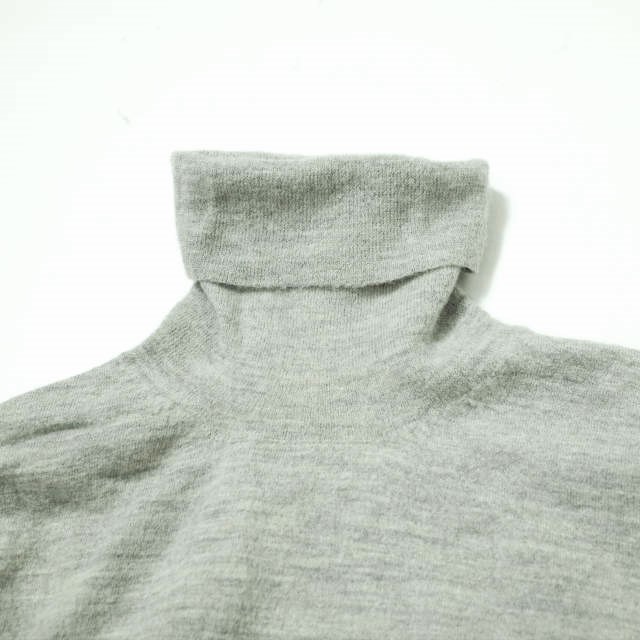 nonnative Nonnative wool high gauge me Ran jita-toru neck knitted NN-K2410 0 gray sweater pull over tops g10233