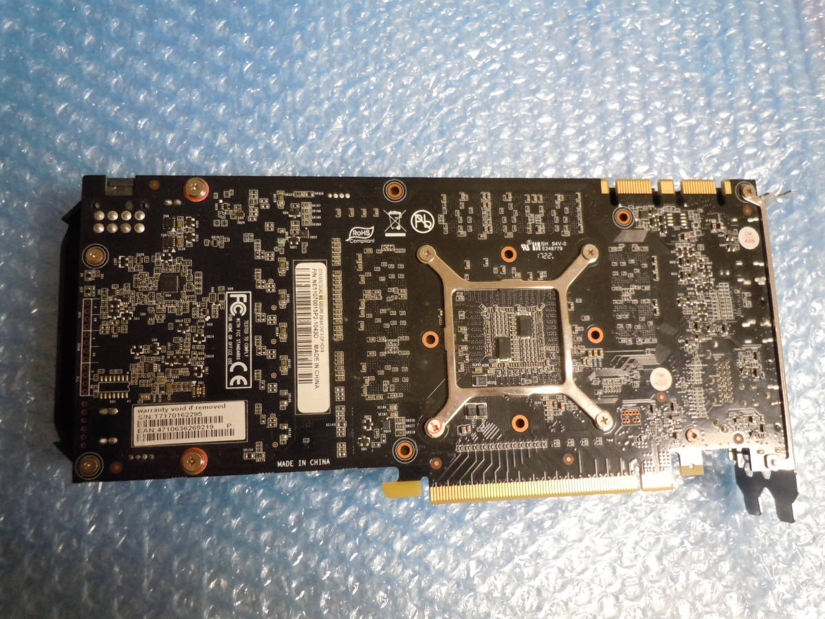 PC/タブレット PCパーツ ジャンク品 PALIT GeForce GTX1070 8GB GDDR5 HDMI/DP 3/DVI PCI Express 3.0  グラフィックボード 故障品