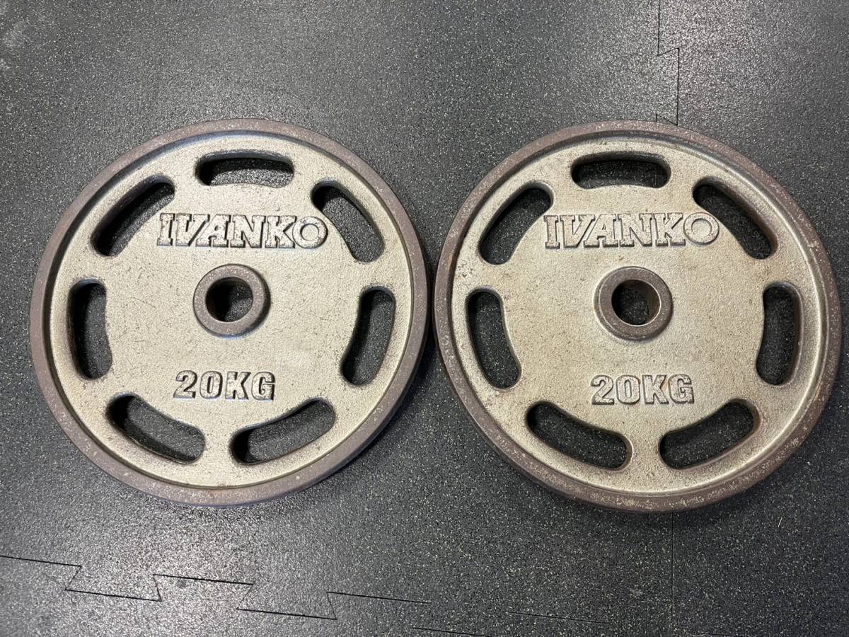 IVANKO cbppプレート 20kg2枚セット オリンピックプレート-