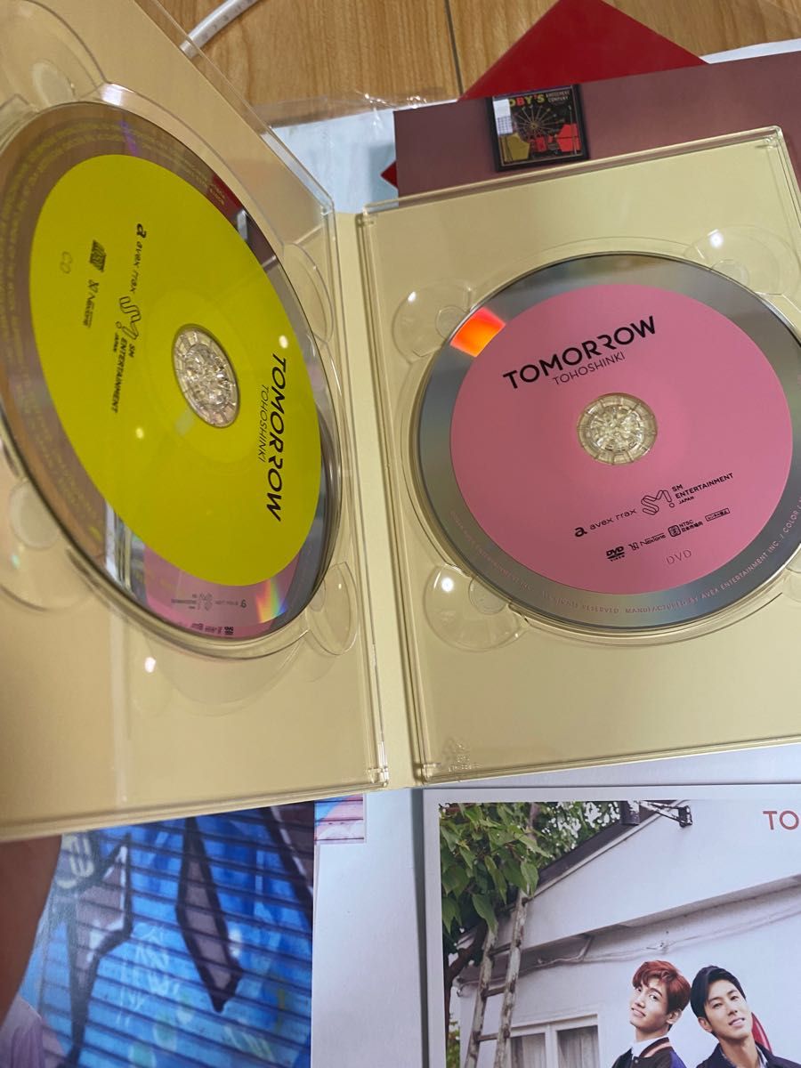 東方神起　CD＋DVD　オリジナルアルバム　TOMORROW Bigeastオフィシャルショップ限定盤　ユノ チャンミン