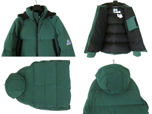 定価6.6万 CAPE HEIGHTS NEWFANE JACKET S ケープハイツ ニューフェイン フード ダウンジャケット スプルース グリーン系_画像2