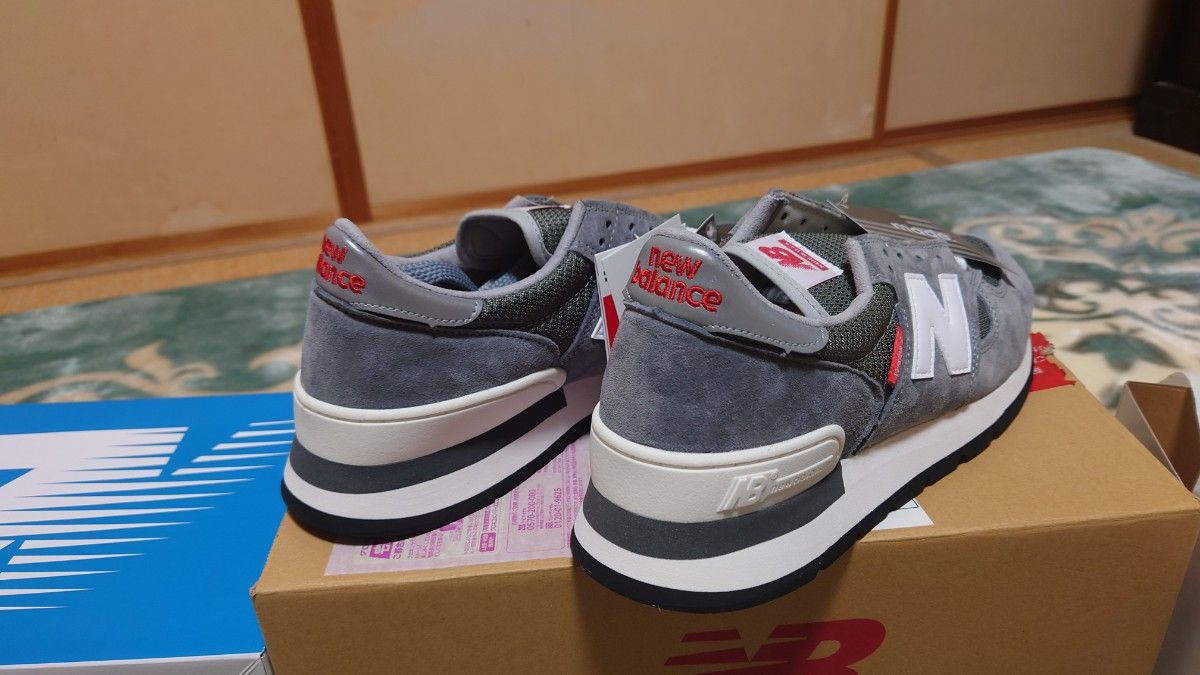 【27.5cm 国内正規品】NEW BALANCE M990VS1 Grey　VERSION1　復刻　ニューバランス