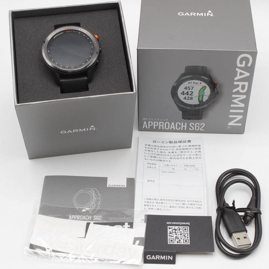 ヤフオク! - 【美品】GARMIN Approach S62 Black...