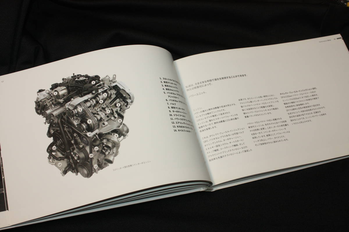 ★2014年モデル ポルシェパナメーラ 厚口本カタログ（Panamera/S/4/4S/Turbo/GTS/S E-Hybrid）日本語版 ポルシェジャパン発行の画像6