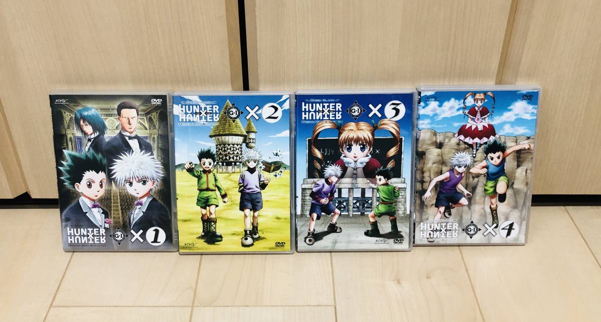 ■送料無料■ OVA HUNTER×HUNTER (ハンター×ハンター) GREED ISLAND DVD 全4巻セット