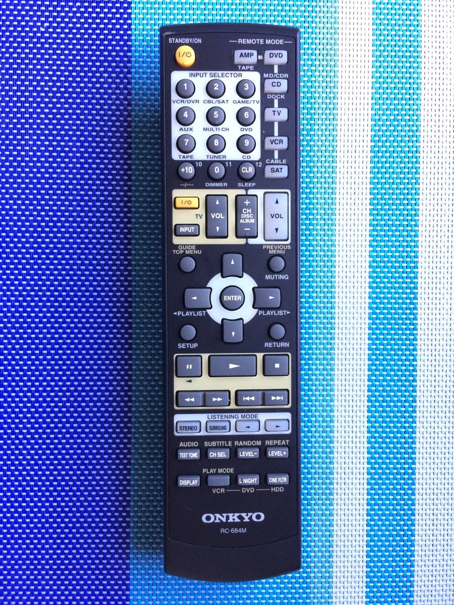 ONKYO アンプ用リモコンRC-684M TX-SA505 TX-SA605 - 通販 - azenco.es