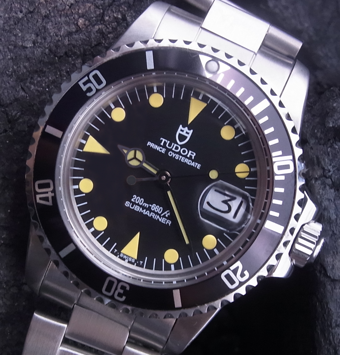 TUDOR ヴィンテージカスタム サブマリーナ 盾サブ Ref.79090 OH済 精度 ...